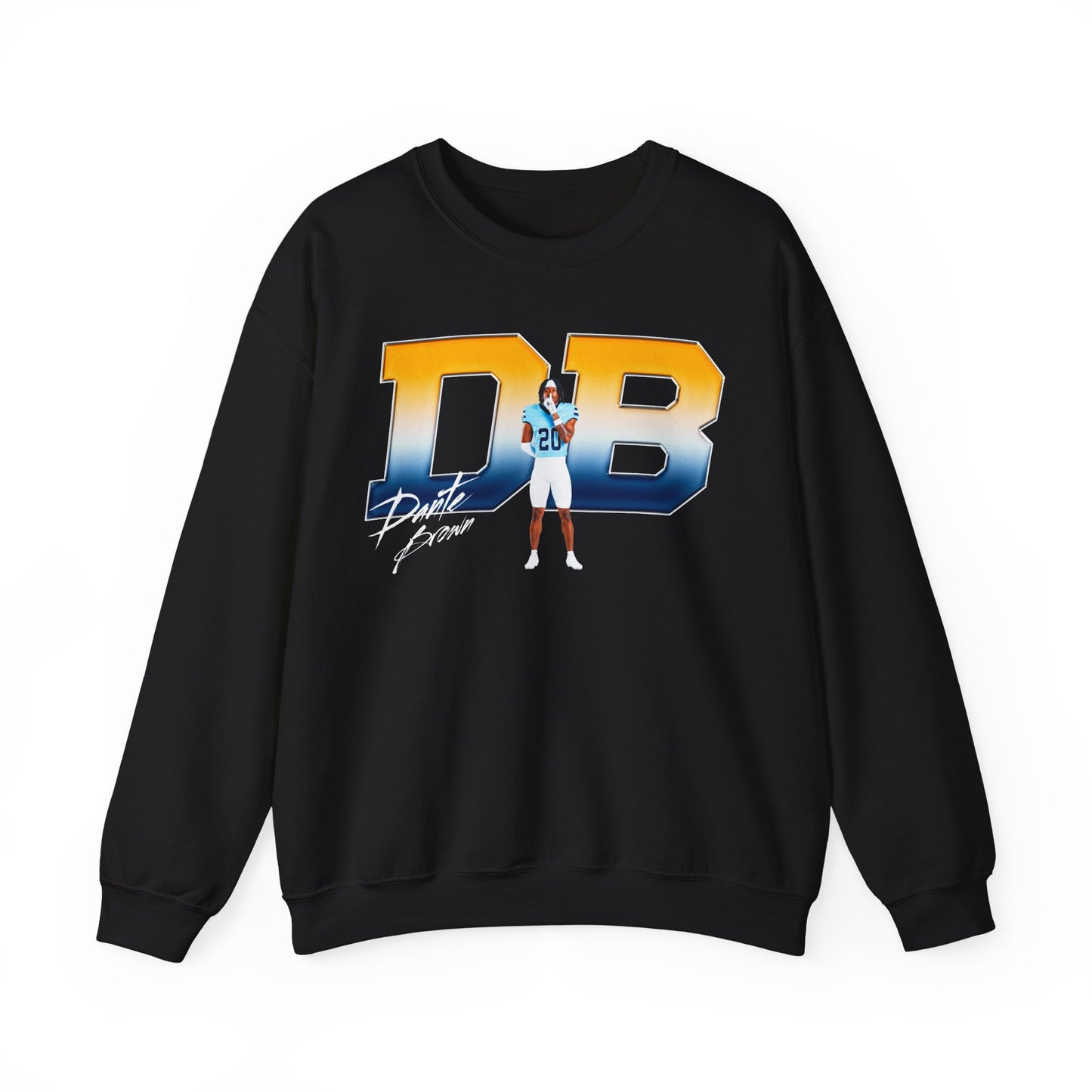 Dante Brown Big Initials Crewneck Sweatshirt