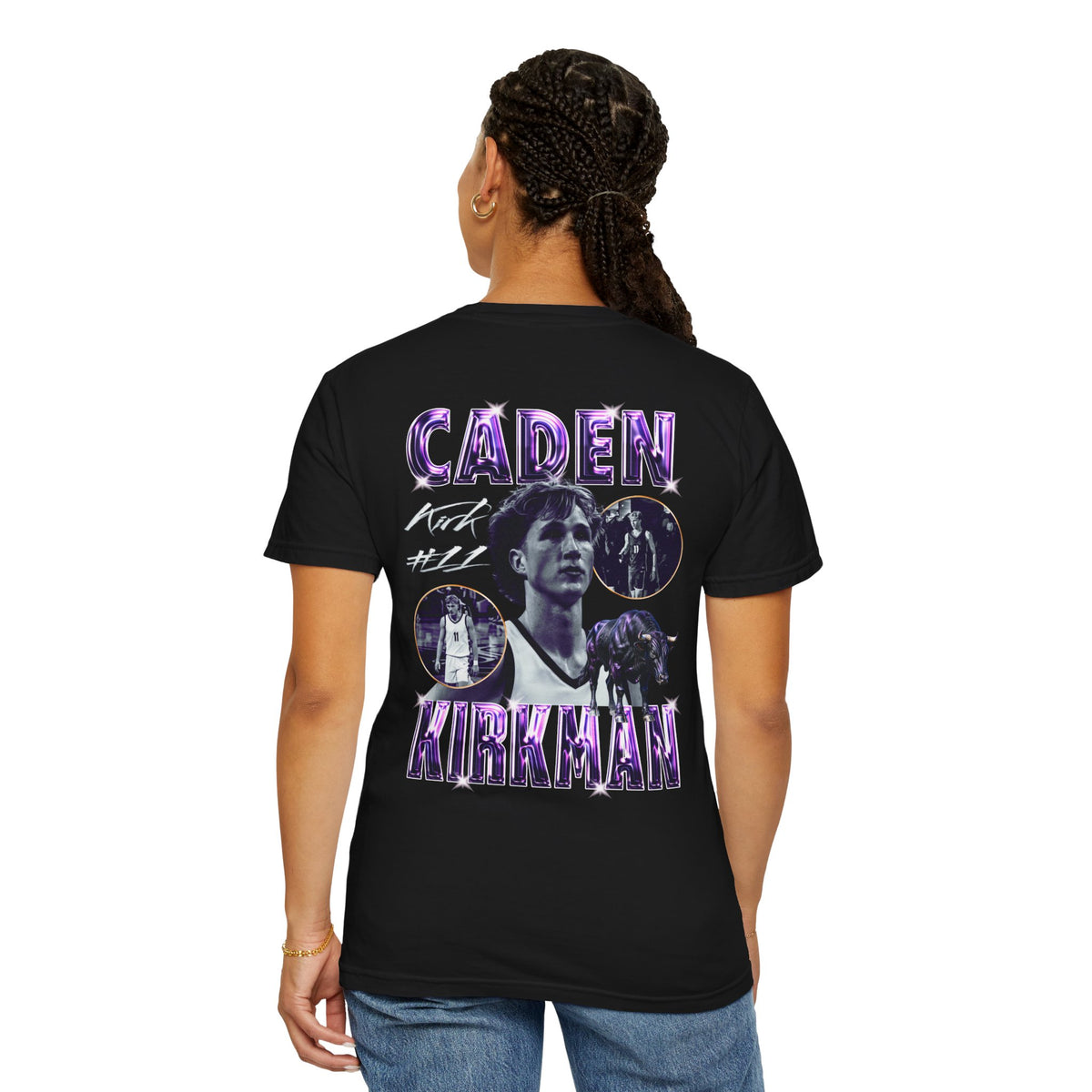 Caden Kirkman Logo Front & Back Premium Tee