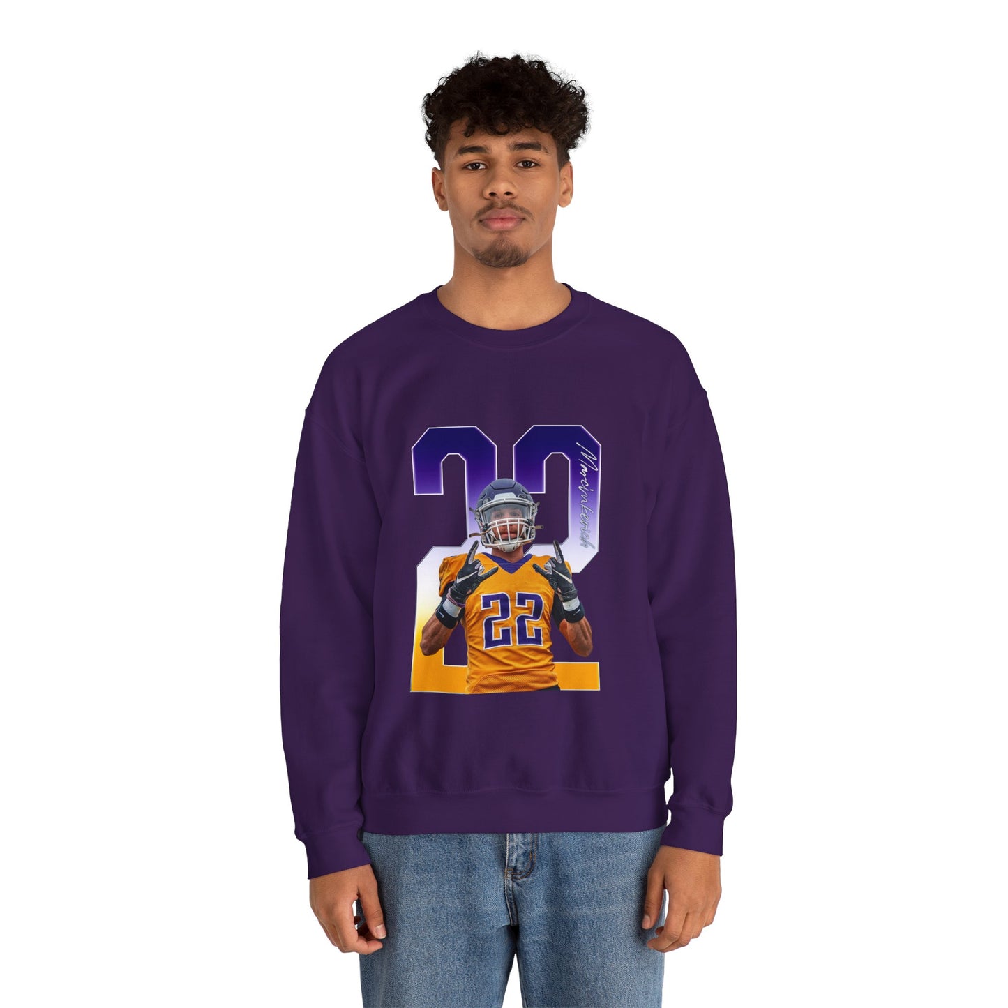 Josh Marcinkevich Player Icon Number Crewneck Sweatshirt