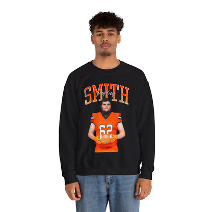 Jeffrey Smith Curved Combo Colored Crewneck Sweatshirt