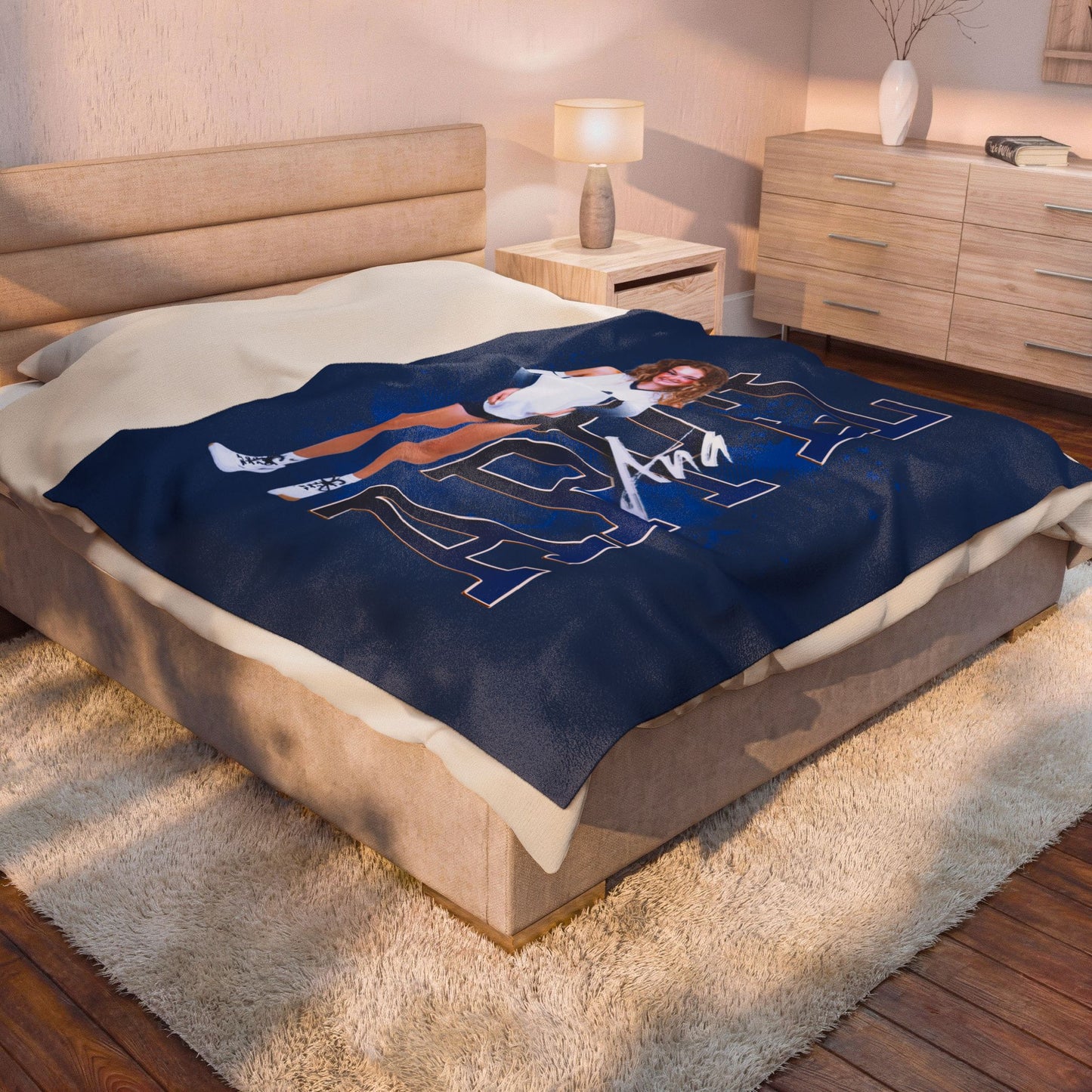 Ana Appel 60"-80" Plush Blanket
