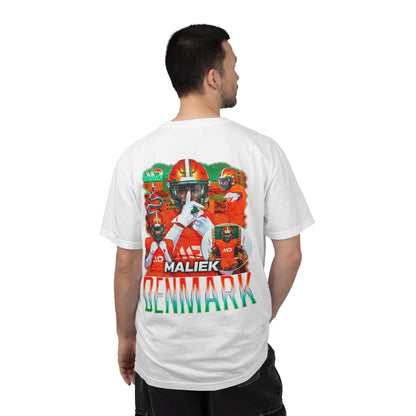 Maliek Denmark Logo Front & Back Premium Tee