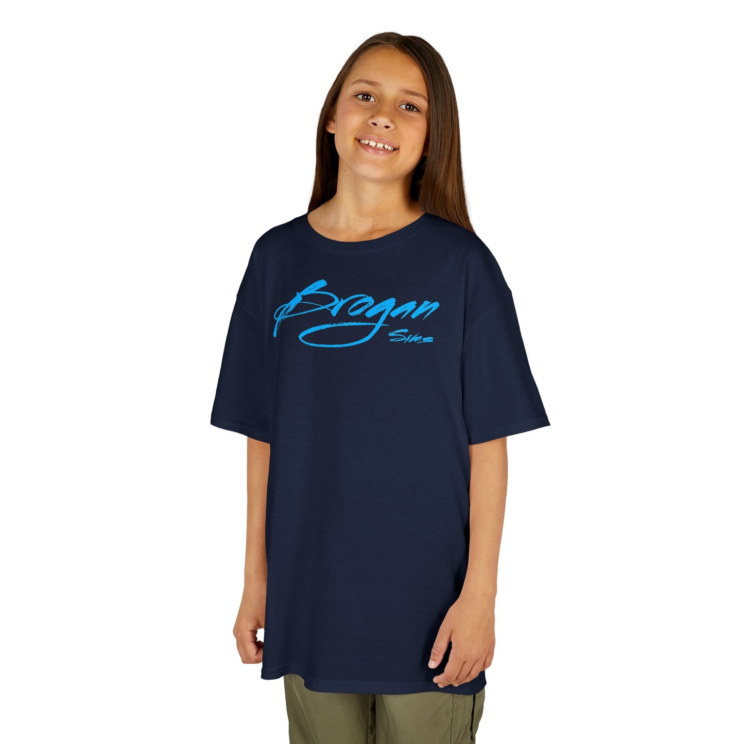 Brogan Sims Cursive Kids Tee