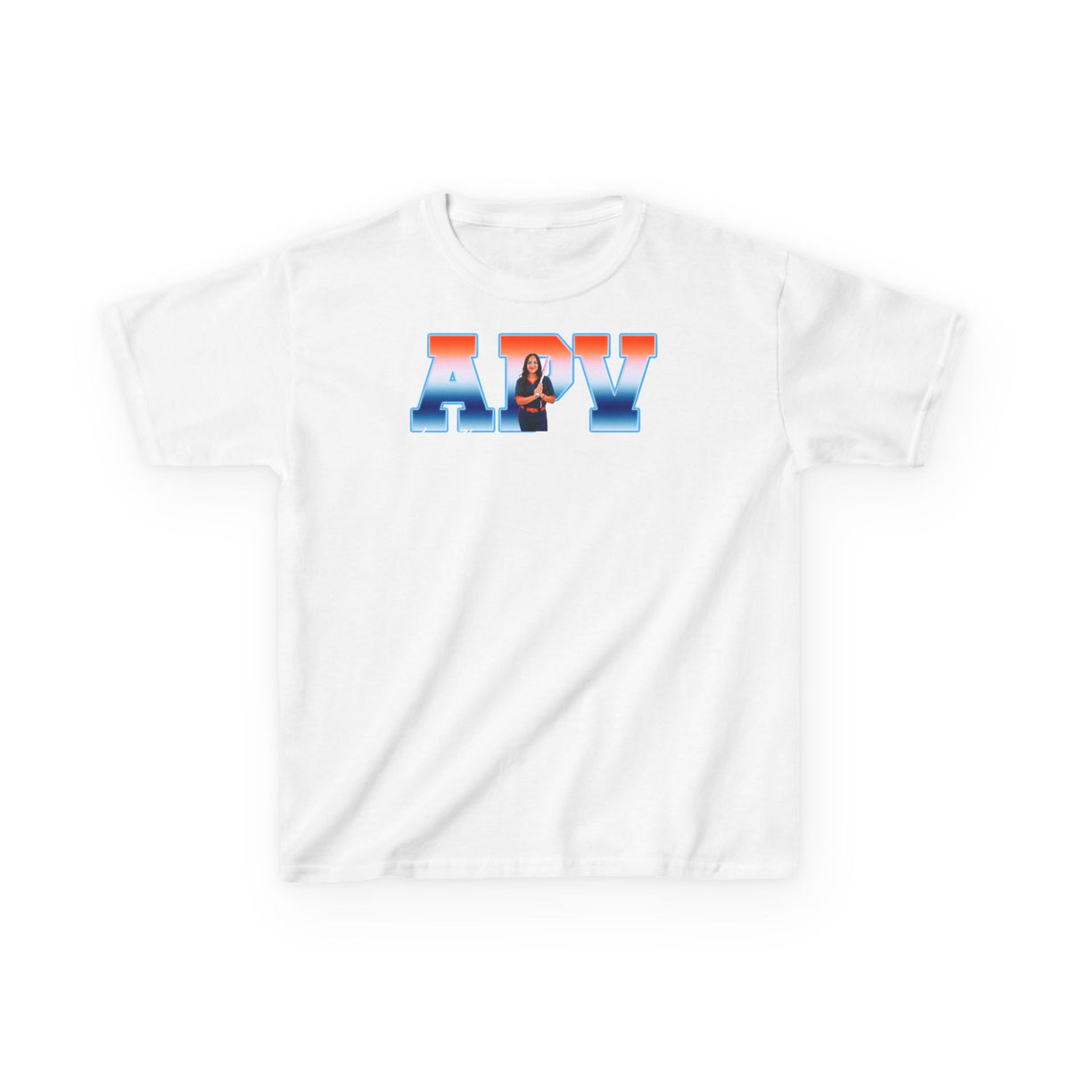 Amira Paloma Villaneda Big Initials Kids Tee