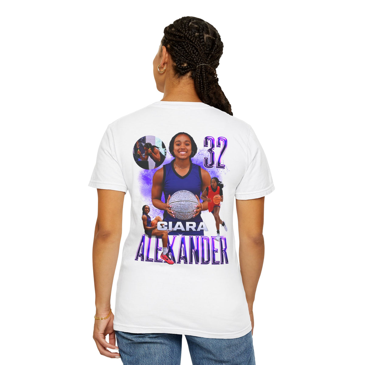 Ciara Alexander Logo Front & Back Premium Tee