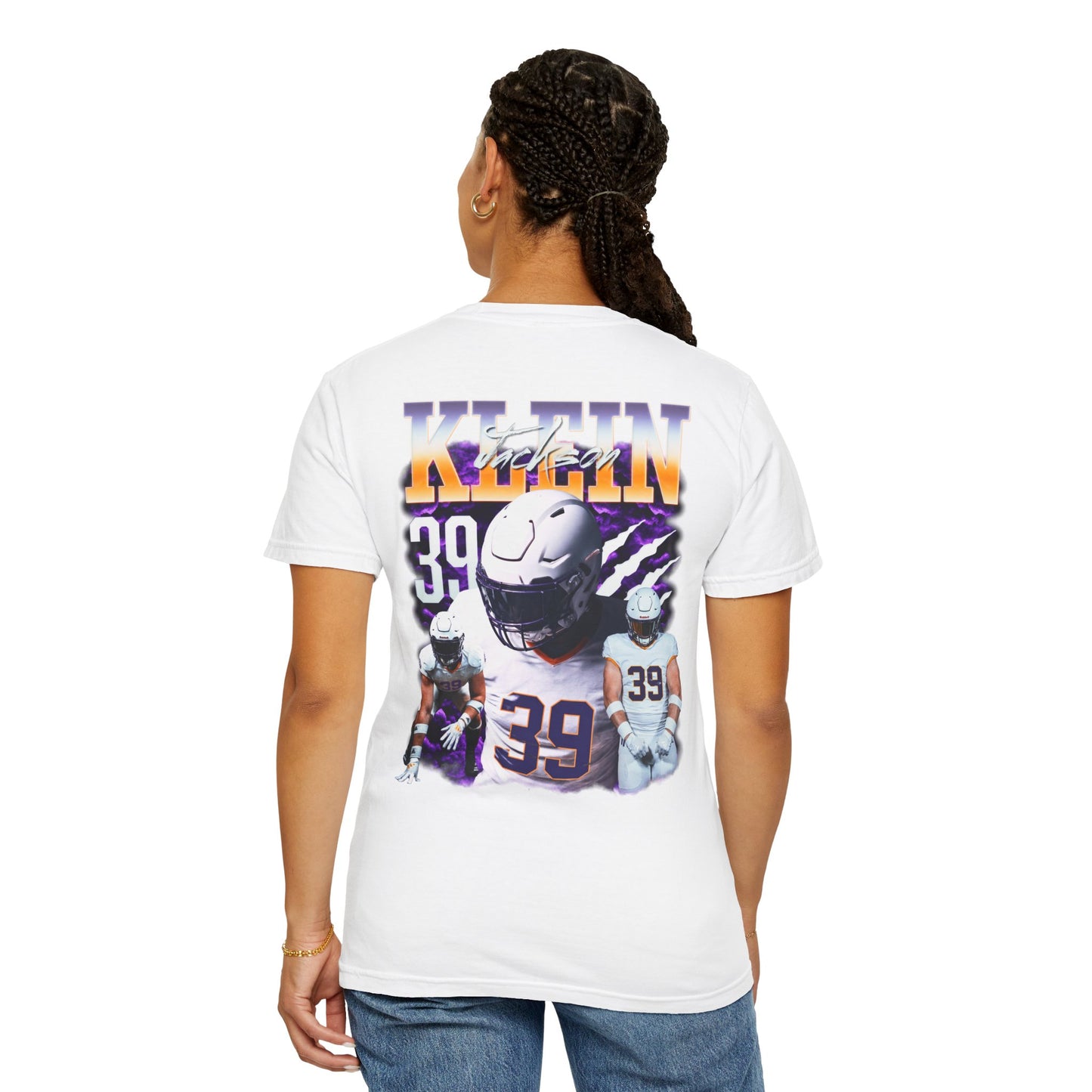 Jackson Klein Logo Front & Back Premium Tee