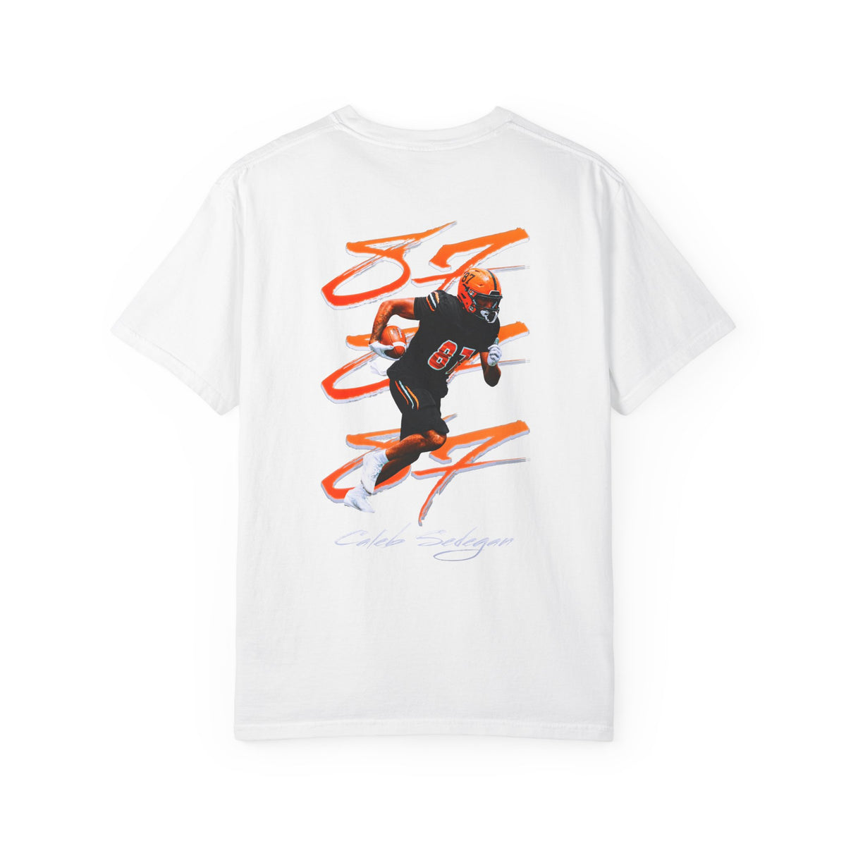 Caleb Sedegan Logo Front & Back Premium Tee