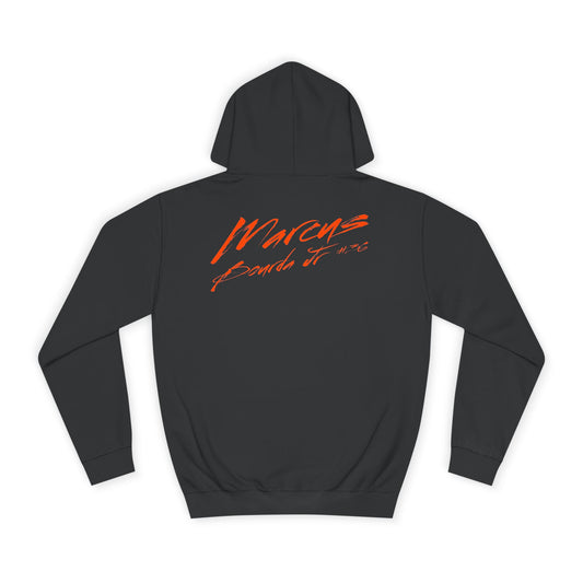 Marcus Bourda Jr. Cursive Name & Number Premium Hoodie