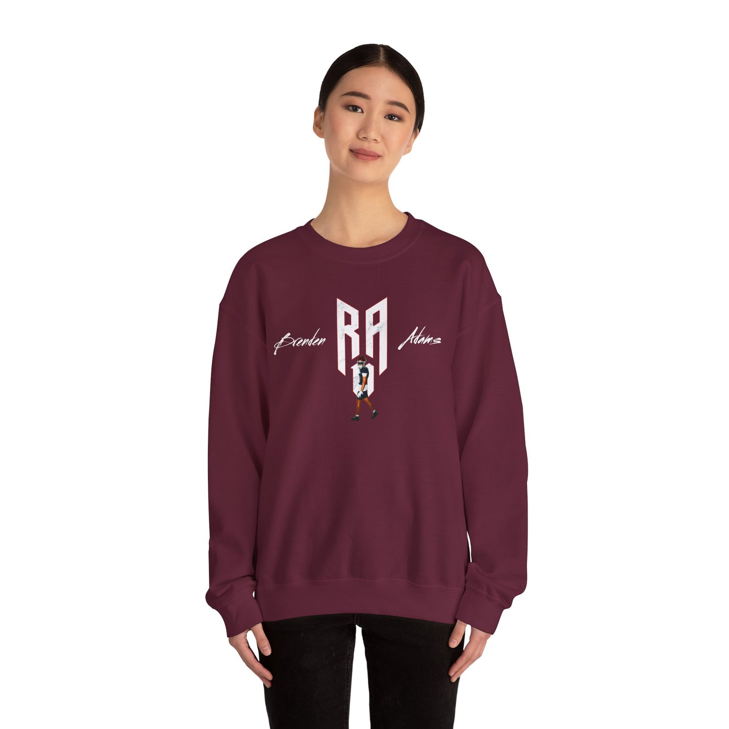 Brenden Adams Featured Logo Crewneck Sweatshirt