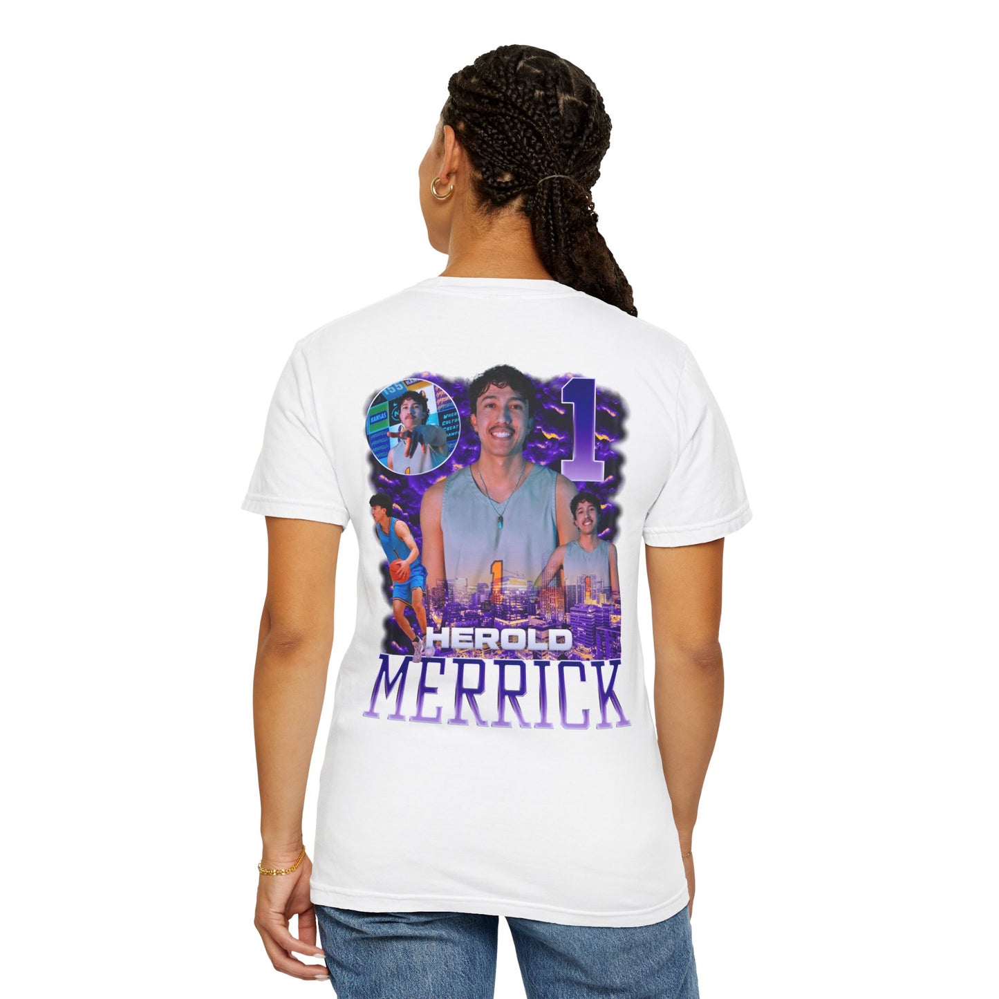 Herold Merrick Logo Front & Back Premium Tee