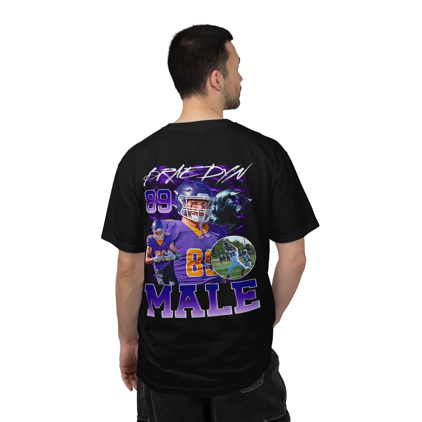 Braedyn Male Logo Front & Back Premium Tee