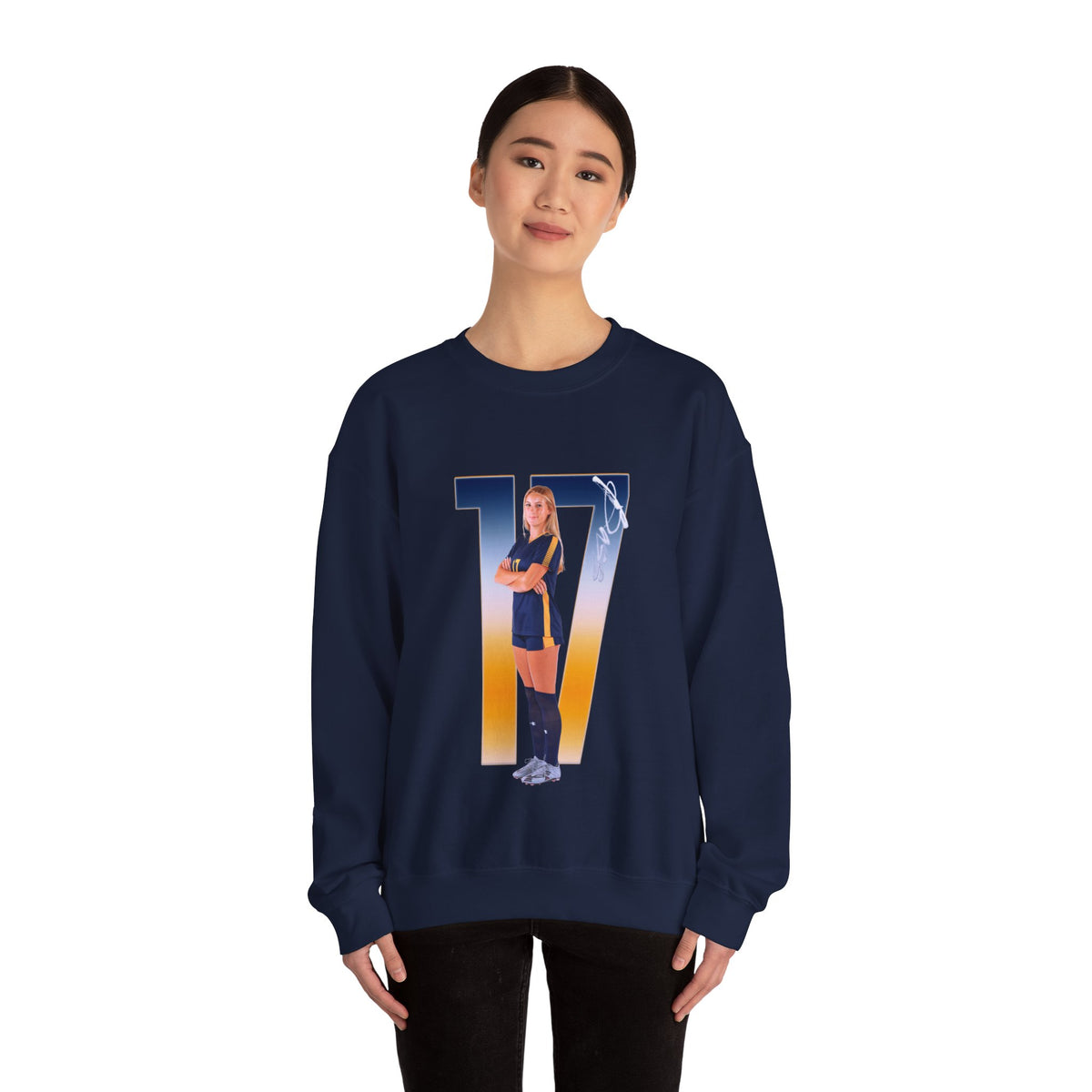 Madi Bass Player Icon Number Crewneck Sweatshirt