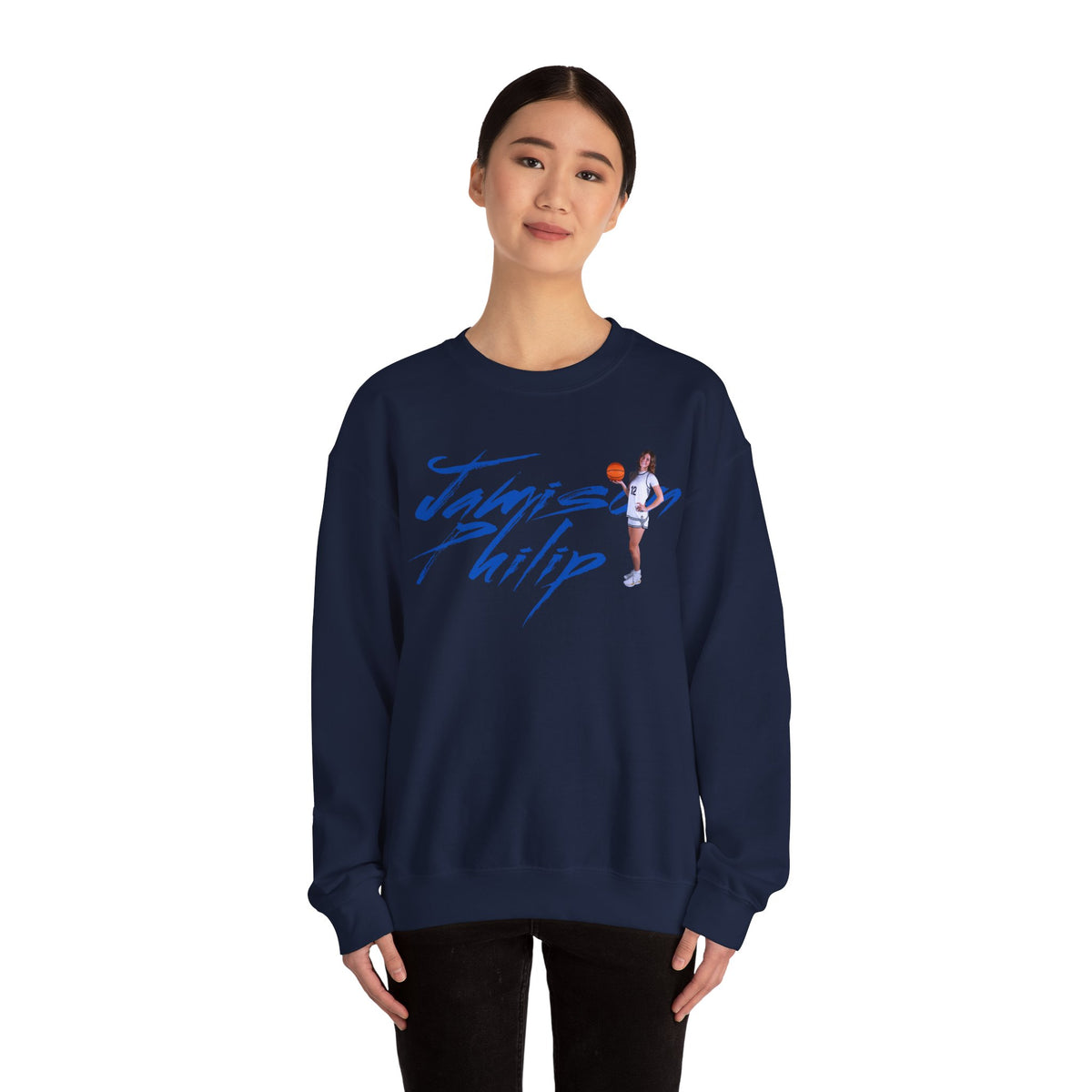 Jamison Philip Cursive Crewneck Sweatshirt