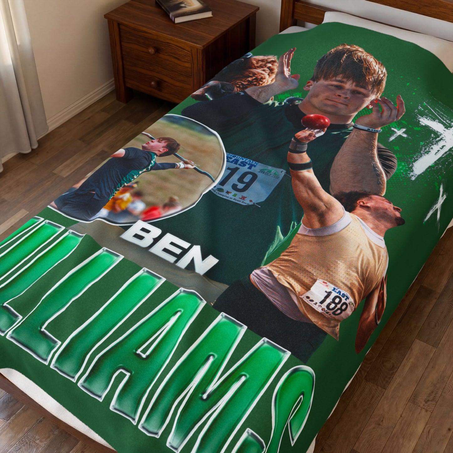 Ben Williams 60"-80" Plush Blanket