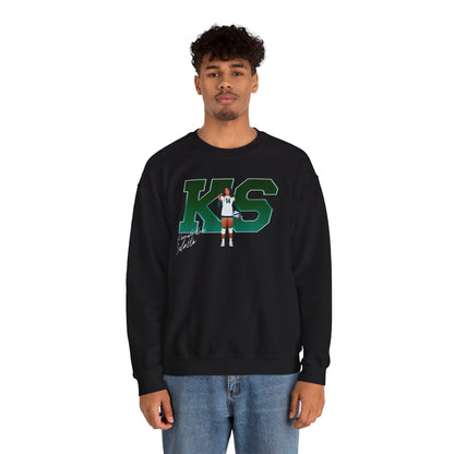 Keonahi'Ilani Solaita Big Initials Crewneck Sweatshirt