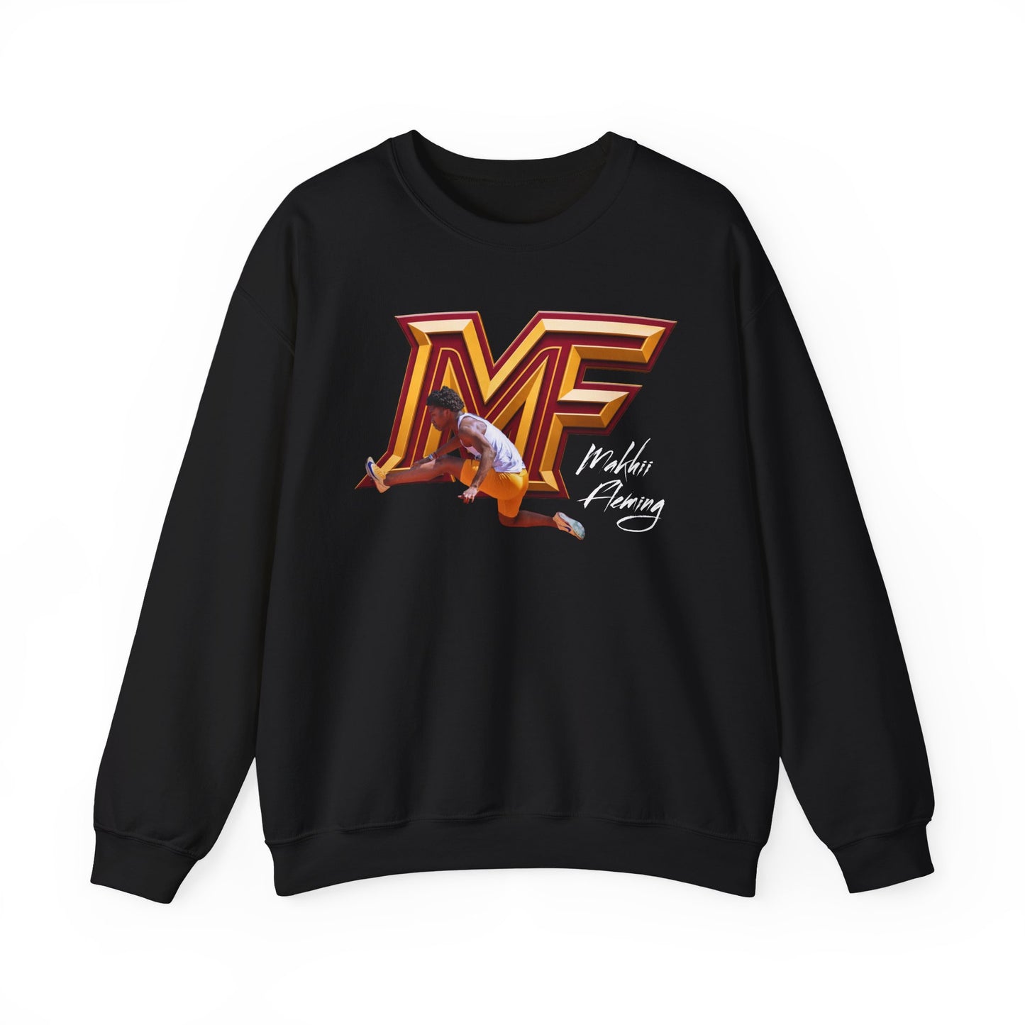 Makhii Fleming Featured Logo Crewneck Sweatshirt