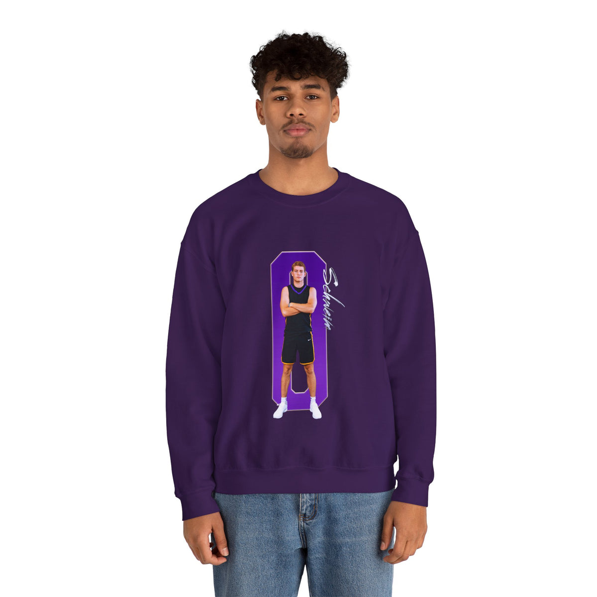 Carson Schweim Player Icon Number Crewneck Sweatshirt