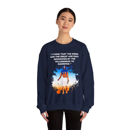 Xzavier Wright Featured Quote Crewneck Sweatshirt
