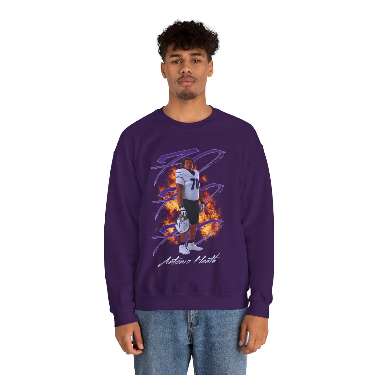 Antonio Heath Crewneck Sweatshirt