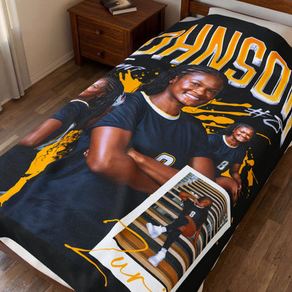 Zuri Johnson 60"-80" Plush Blanket