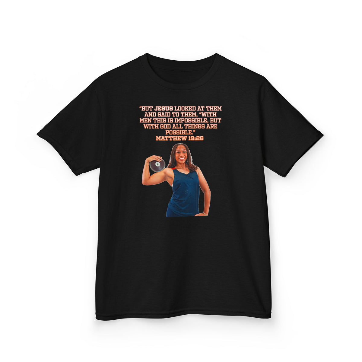 Brielle Moseley Athlete Quote Kids Tee