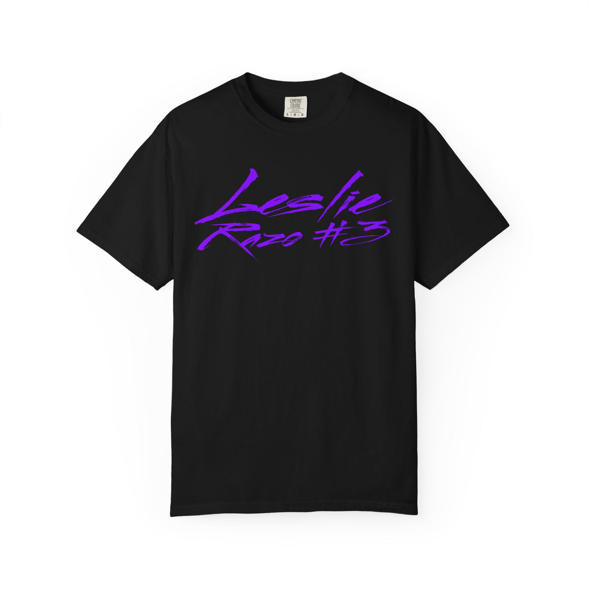 Leslie Razo Cursive Name & Number Premium Tee