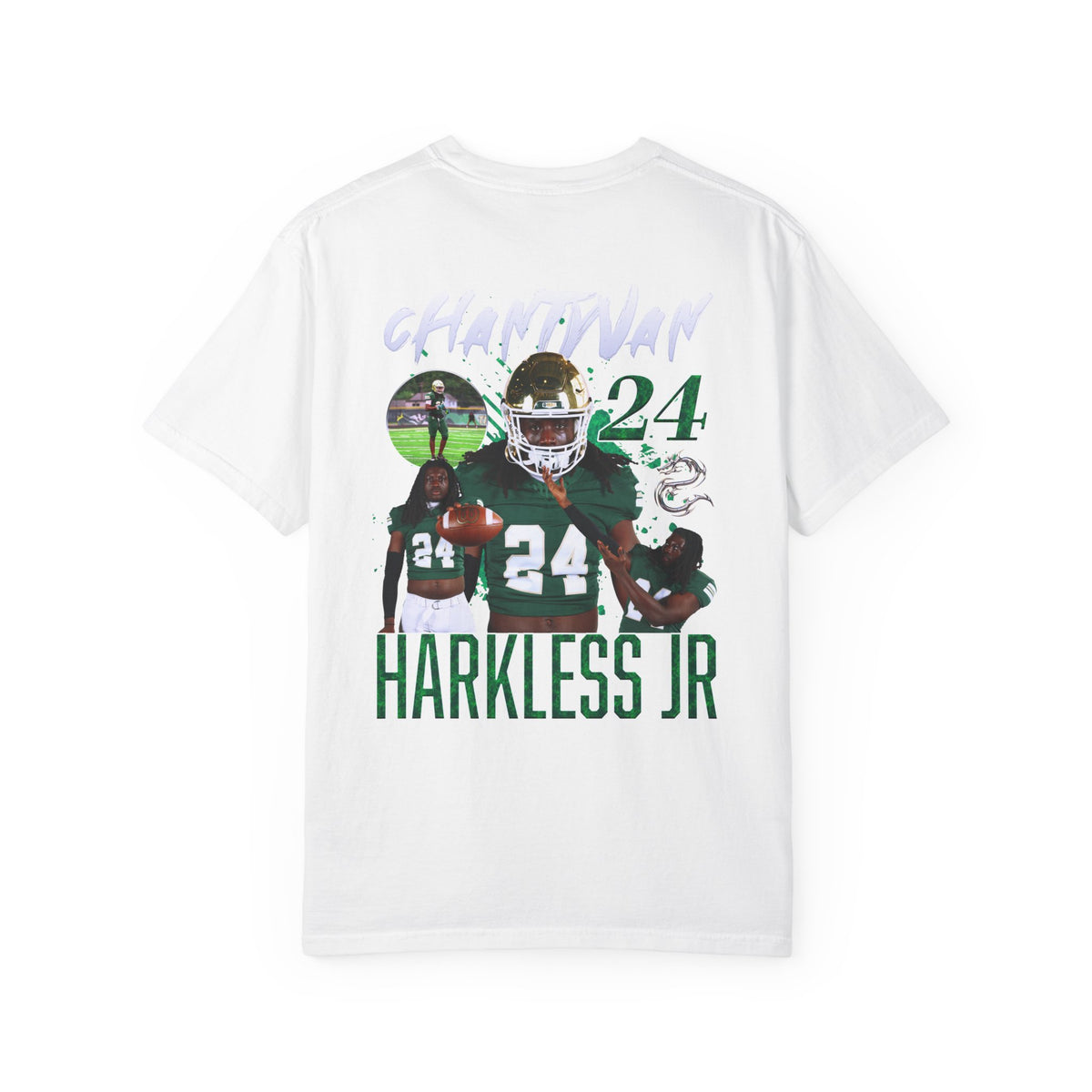 Chantwan Harkless Jr. Logo Front & Back Premium Tee