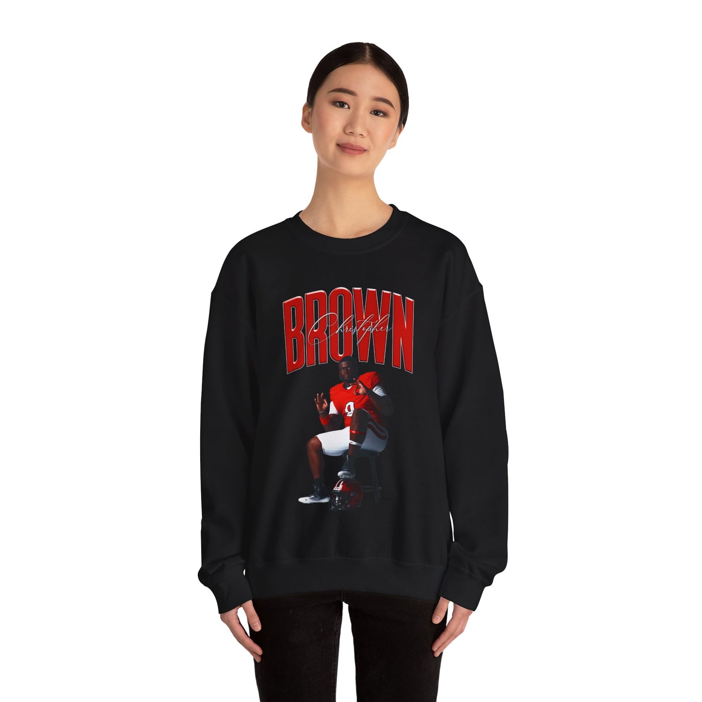 Christopher Brown Athlete Glory Crewneck Sweatshirt