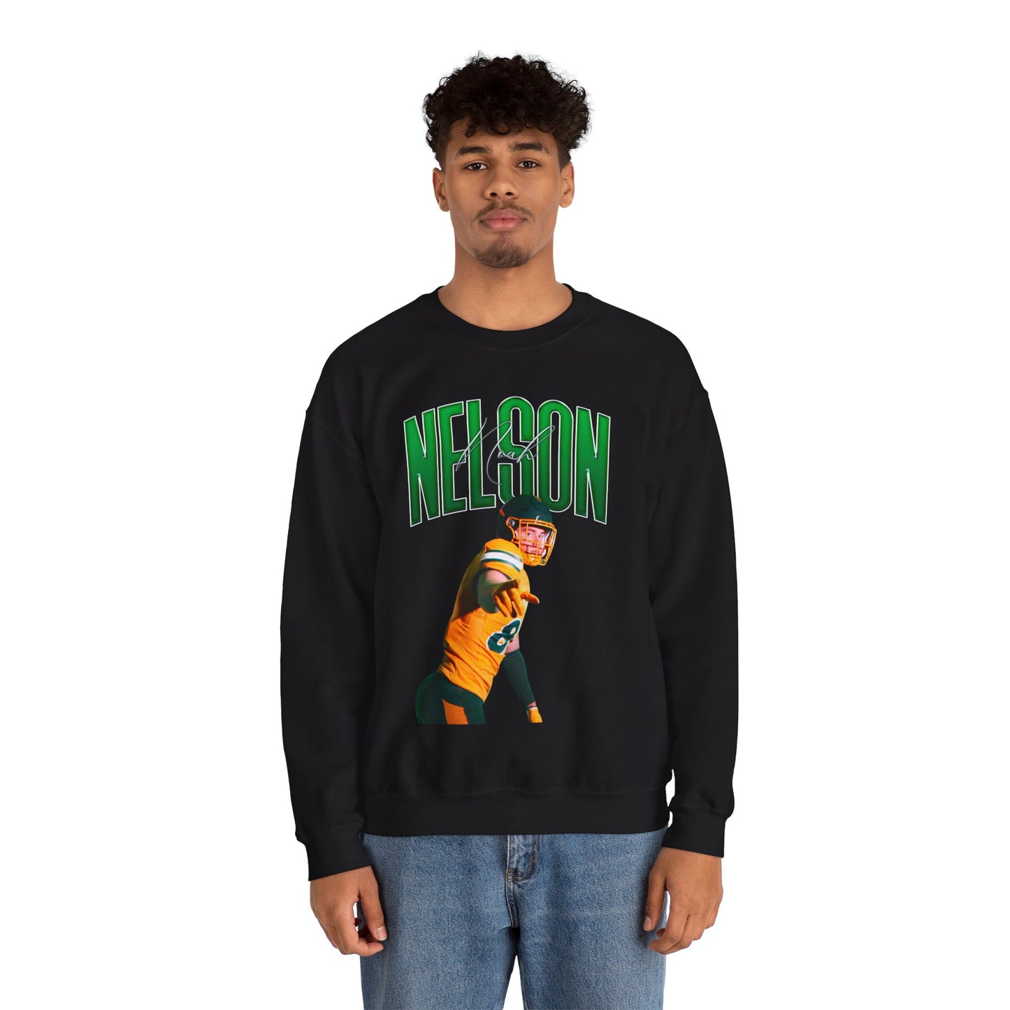 Noah Nelson Curved Combo Colored Crewneck Sweatshirt