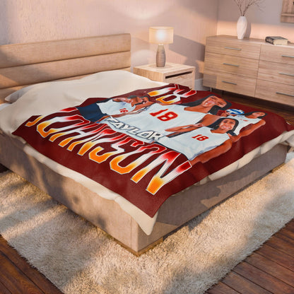 Taylor Johnson 60"-80" Plush Blanket
