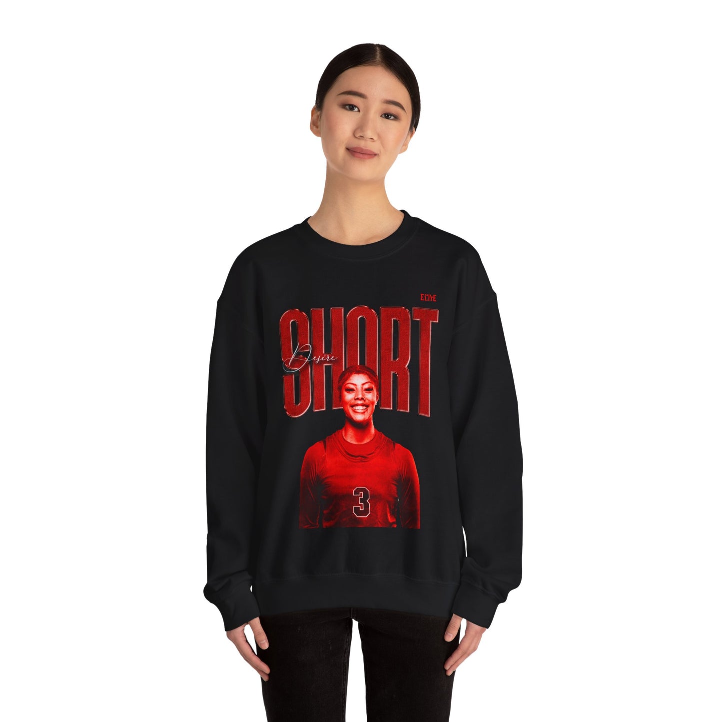 Desire Short Faded Glory Crewneck Sweatshirt