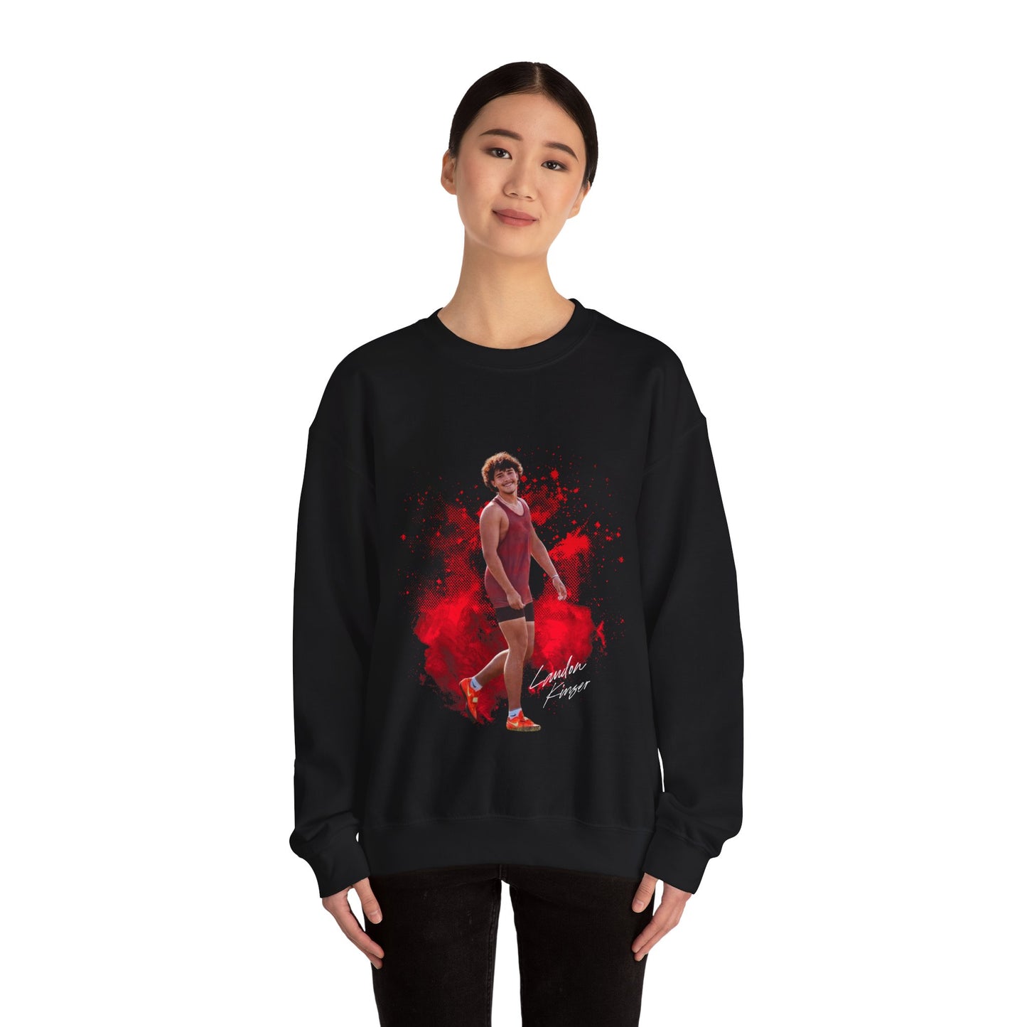 Landon Kinser Splatter Crewneck Sweatshirt