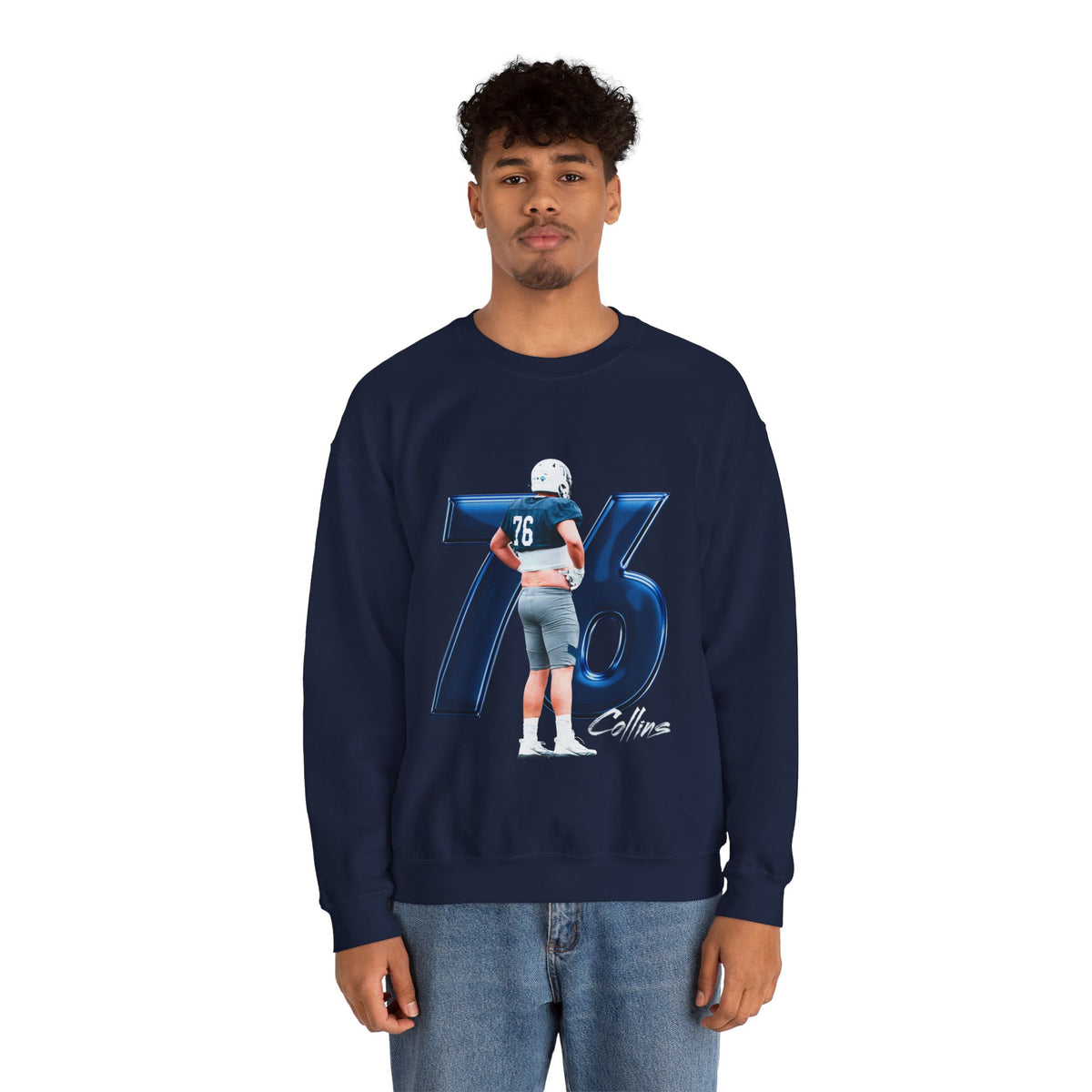 Brady Collins Player Icon Number Crewneck Sweatshirt