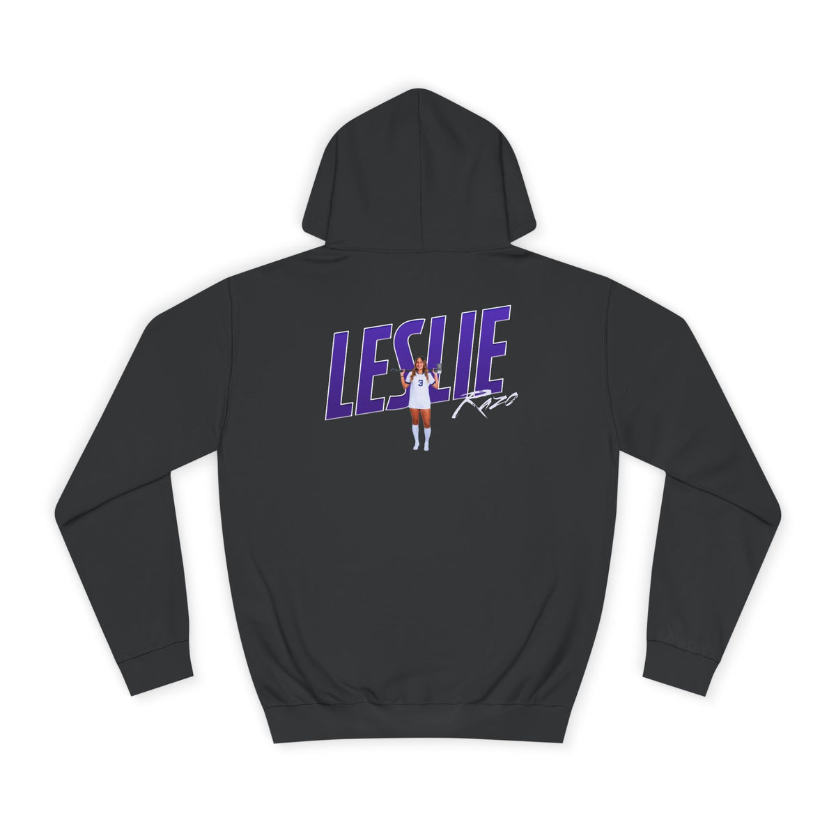 Leslie Razo Cursive Combo Colored Premium Hoodie