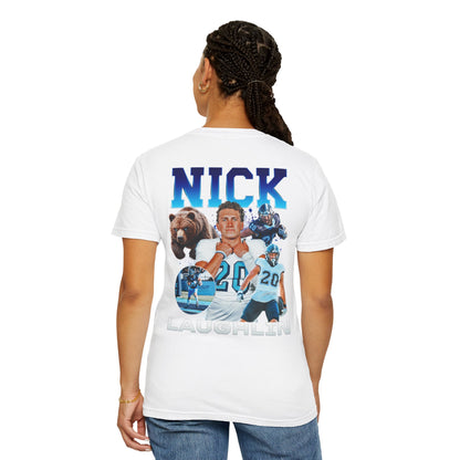Nick Laughlin Logo Front & Back Premium Tee