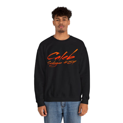 Caleb Sedegan Cursive Name & Number Crewneck Sweatshirt