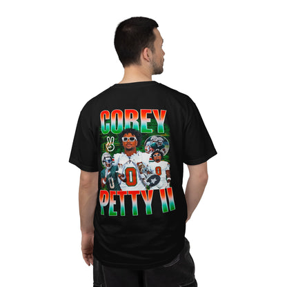 Corey Petty II Logo Front & Back Premium Tee
