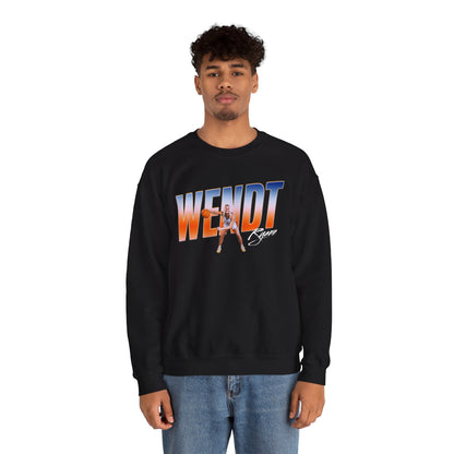 Ryann Wendt Cursive Combo Colored Crewneck Sweatshirt