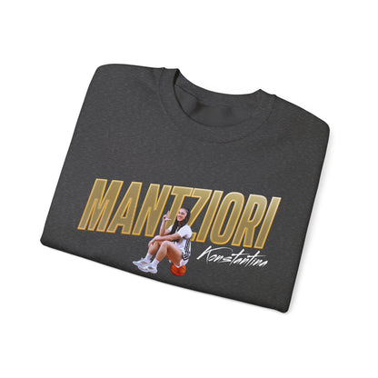 Konstantina Mantziori Cursive Combo Colored Crewneck Sweatshirt