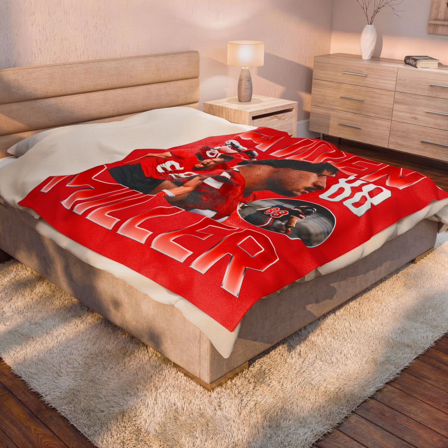 Aiden Miller 60"-80" Plush Blanket