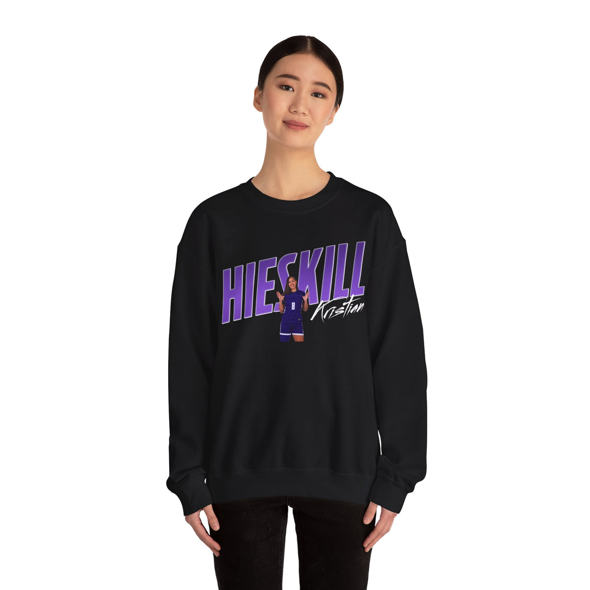 Kristian Hieskill Cursive Combo Crewneck Sweatshirt
