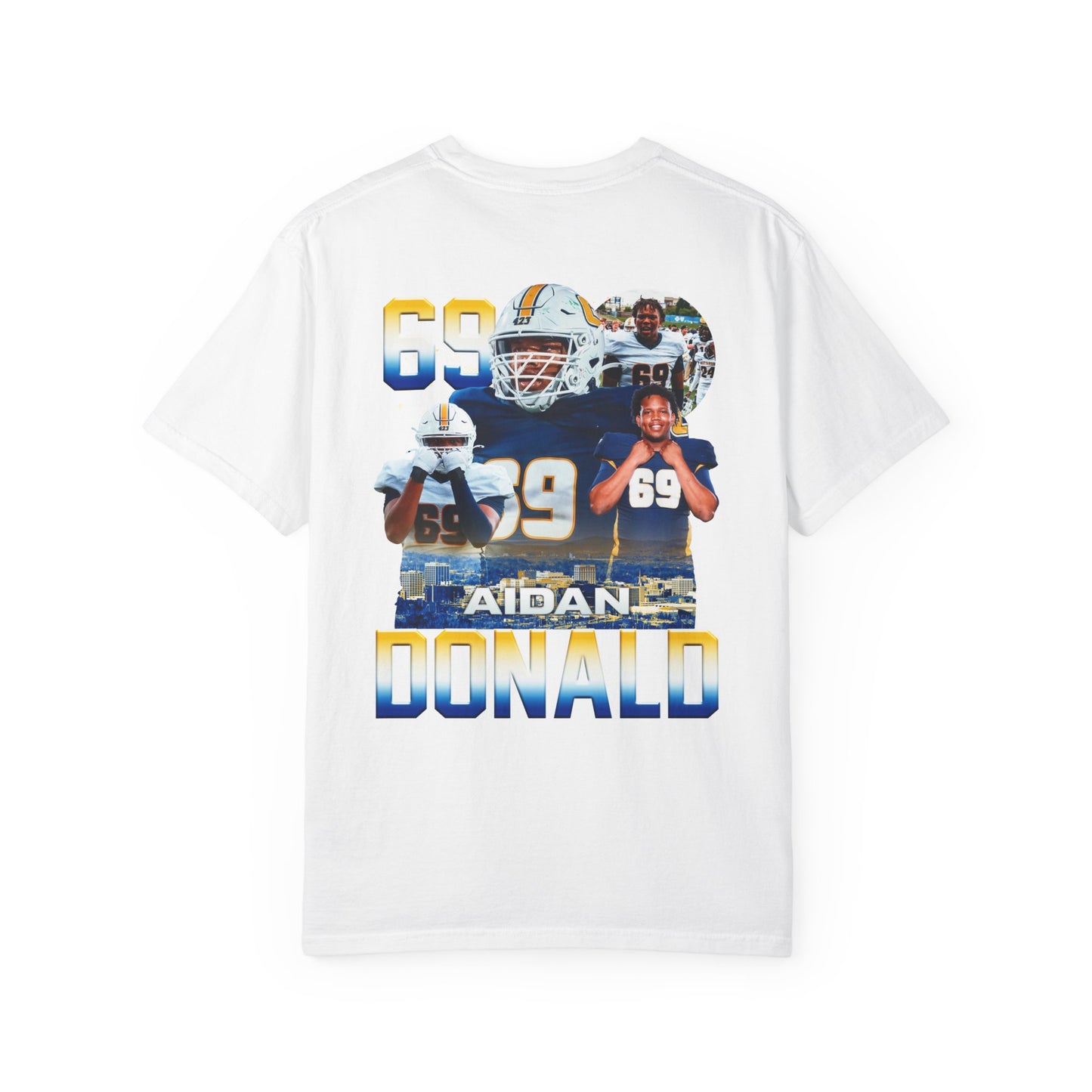 Aidan Donald Logo Front & Back Premium Tee