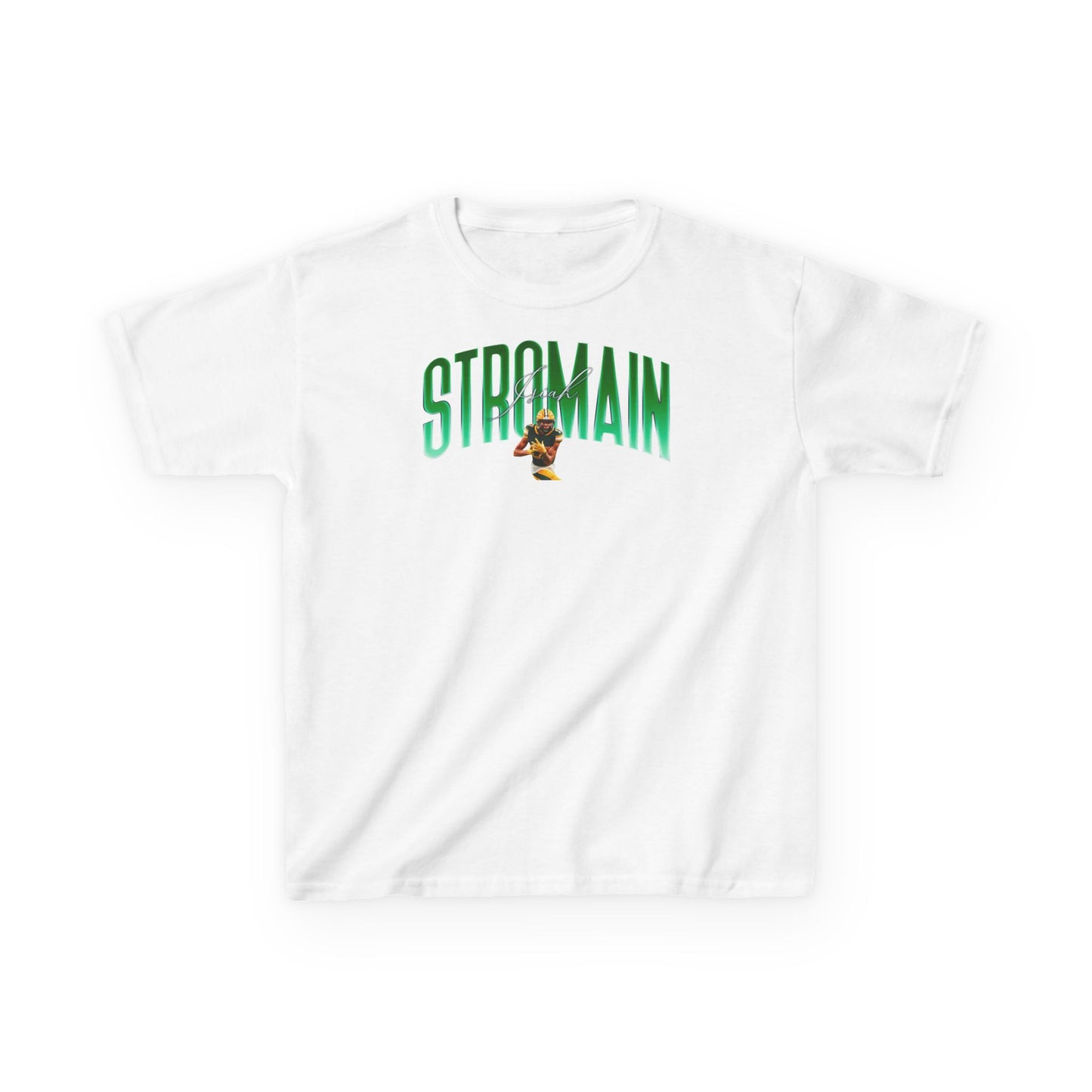 Isiah Stromain Big Last Name Kids Tee