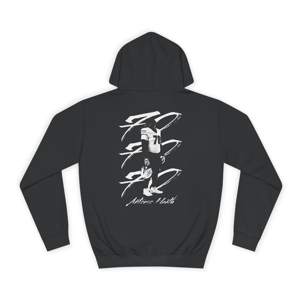 Antonio Heath Vintage Blackout Premium Hoodie
