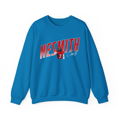 Carl Nesmith Cursive Combo Colored Crewneck Sweatshirt