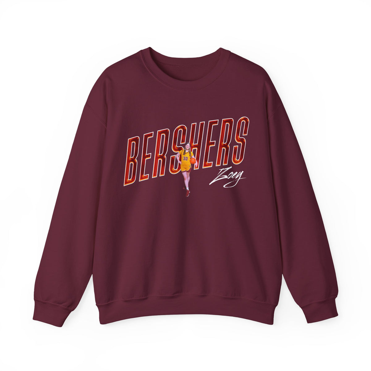 Zoey Bershers Cursive Combo Colored Crewneck Sweatshirt