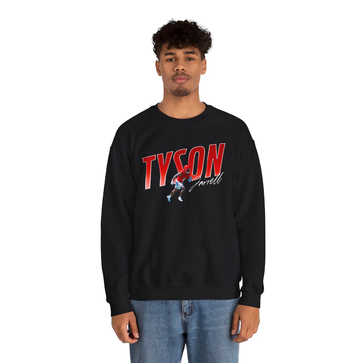 Tyson Jarrell Cursive Combo Crewneck Sweatshirt