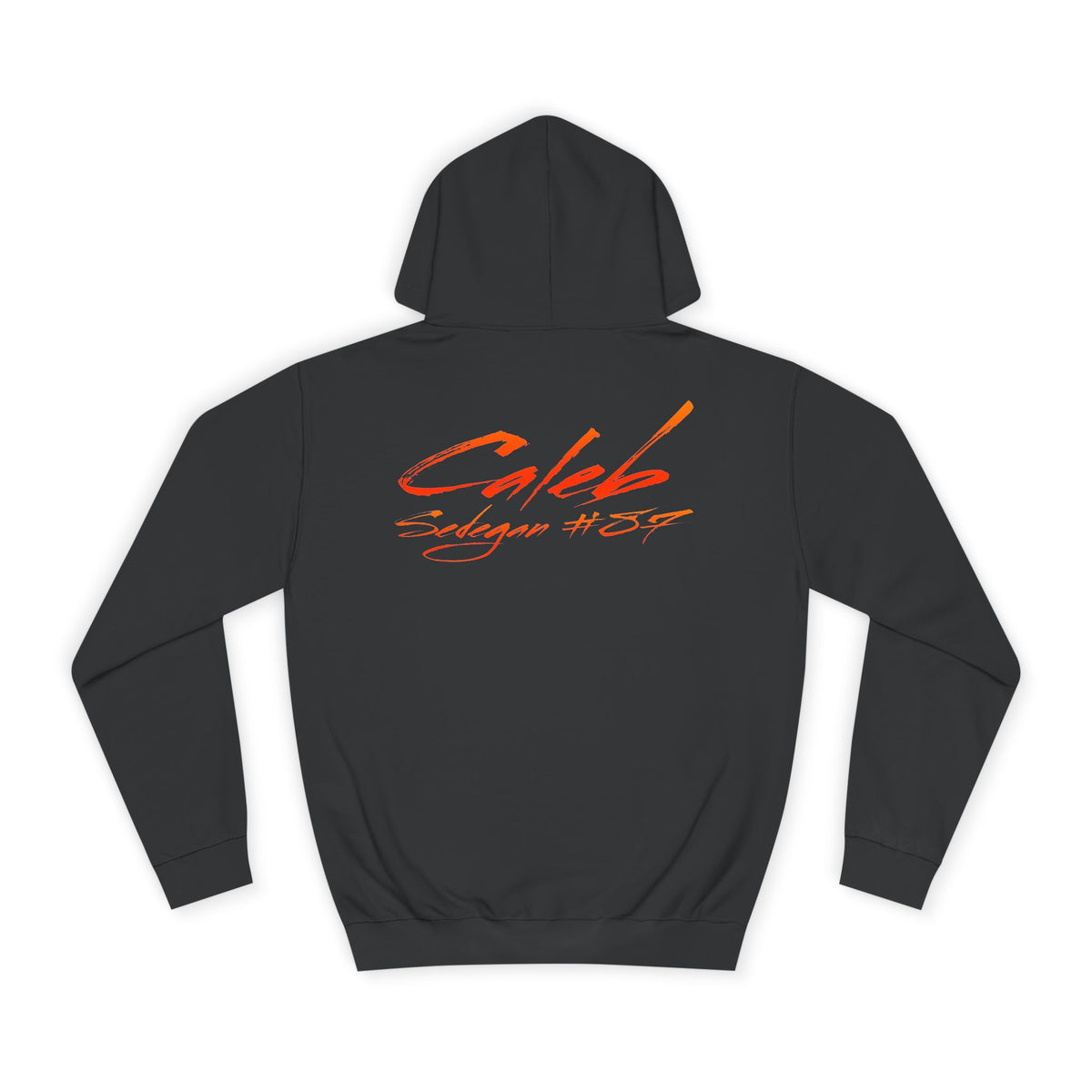 Caleb Sedegan Cursive Name & Number Premium Hoodie