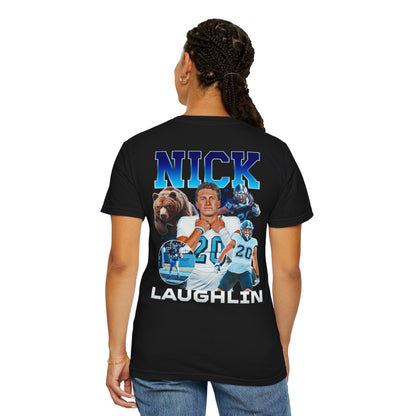 Nick Laughlin Logo Front & Back Premium Tee