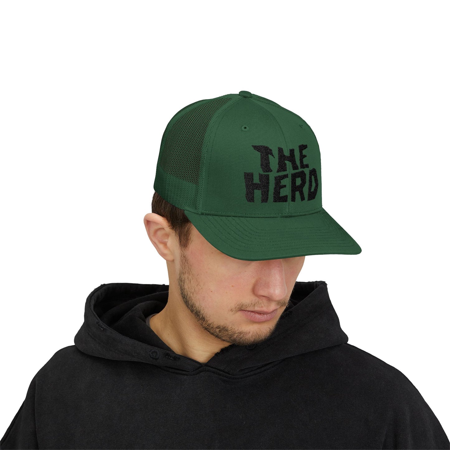 The Herd Green Snapback Trucker Cap